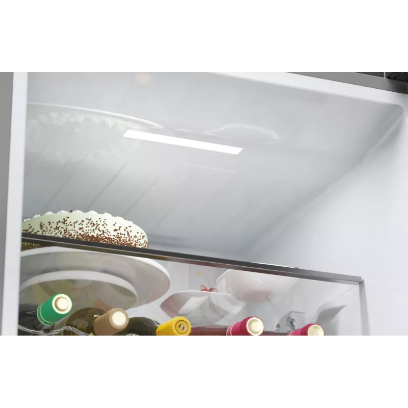 Haier 3D 60 Serie 5 HTW5620DNMG laisvai pastatomas šaldytuvas 414 L sidabrinis