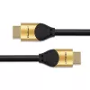 HDMI kabelis QOLTEC 50354 1 m — HDMI A tipo į A, 48 Gbit/s, 7680×4320, 240 Hz, 30AWG, PVC apvalkalas, juodas