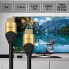 HDMI kabelis QOLTEC 50354 1 m — HDMI A tipo į A, 48 Gbit/s, 7680×4320, 240 Hz, 30AWG, PVC apvalkalas, juodas