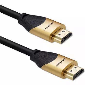 HDMI kabelis QOLTEC 50354 1 m — HDMI A tipo į A, 48 Gbit/s, 7680×4320, 240 Hz, 30AWG, PVC apvalkalas, juodas
