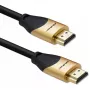 HDMI kabelis QOLTEC 50354 1 m — HDMI A tipo į A, 48 Gbit/s, 7680×4320, 240 Hz, 30AWG, PVC apvalkalas, juodas