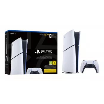 Sony PlayStation 5 Digital E Chassis (Slim) 825 GB Wi-Fi juoda, balta