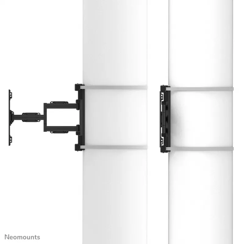 Neomounts WL40S-910BL16 TV laikiklis ant stulpo 40-70 col. - pilnas judesys - skersmuo 25-100 cm