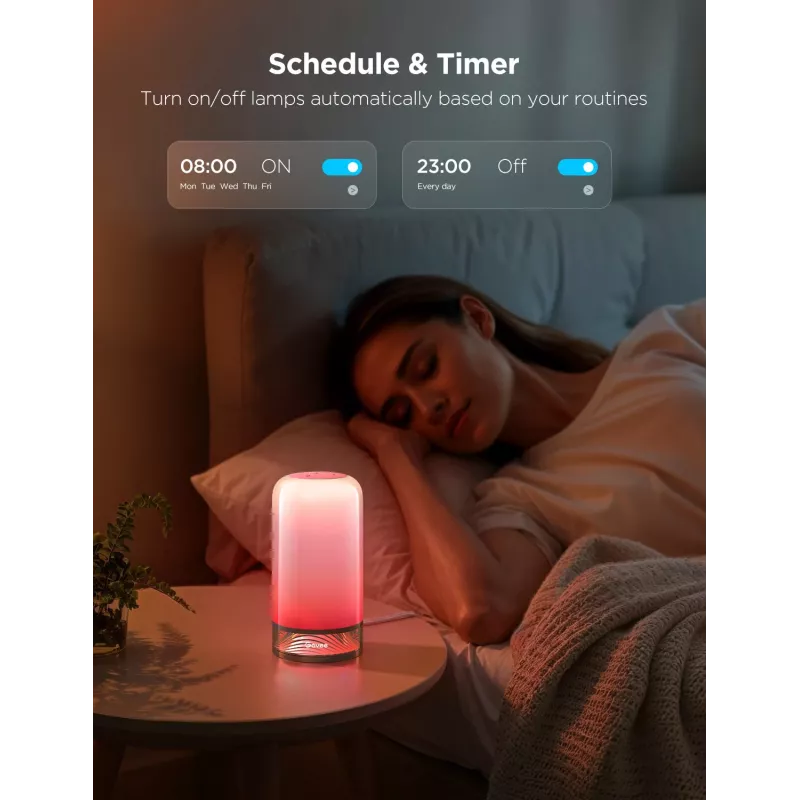 Govee H6022 išmanusis stalinis šviestuvas Wi-Fi/Bluetooth