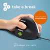 R-Go Tools ergonominė pelė R-Go HE Break su pertraukų programine įranga, vidutinė (rankos dydis 165-185 mm), kairiarankiams, laidinė, juoda