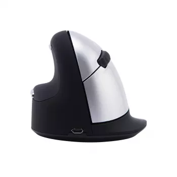 Ergonominė pelė R-Go HE Break su pertraukų programine įranga, didelė (rankos dydis ≥ 185 mm), kairiarankiams, Bluetooth, juoda
