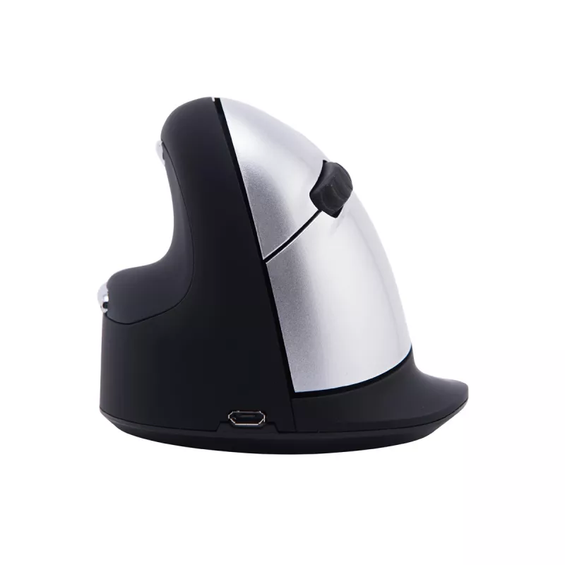 Ergonominė pelė R-Go HE Break su pertraukų programine įranga, didelė (rankos dydis ≥ 185 mm), kairiarankiams, Bluetooth, juoda
