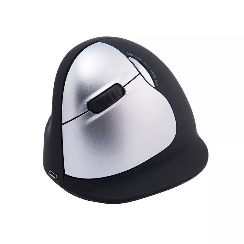 Ergonominė pelė R-Go HE Break su pertraukų programine įranga, didelė (rankos dydis ≥ 185 mm), kairiarankiams, Bluetooth, juoda
