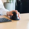 Ergonominė pelė R-Go HE Break su pertraukų programine įranga, didelė (rankos dydis ≥ 185 mm), kairiarankiams, Bluetooth, juoda