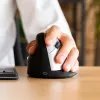 Ergonominė pelė R-Go HE Break su pertraukų programine įranga, didelė (rankos dydis ≥ 185 mm), kairiarankiams, Bluetooth, juoda