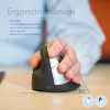 Ergonominė pelė R-Go HE Break su pertraukų programine įranga, didelė (rankos dydis ≥ 185 mm), kairiarankiams, Bluetooth, juoda