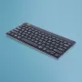 Ergonominė klaviatūra R-Go Compact Break, kompaktiška su pertraukų programine įranga, QWERTY (US), Bluetooth, juoda