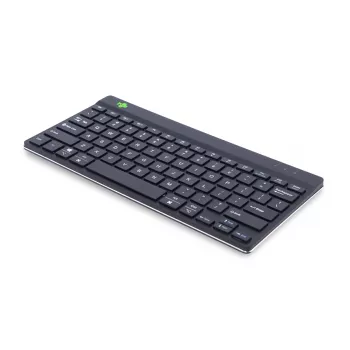 Ergonominė klaviatūra R-Go Compact Break, kompaktiška su pertraukų programine įranga, QWERTY (US), Bluetooth, juoda