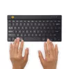 Ergonominė klaviatūra R-Go Compact Break, kompaktiška su pertraukų programine įranga, QWERTY (US), Bluetooth, juoda