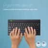 Ergonominė klaviatūra R-Go Compact Break, kompaktiška su pertraukų programine įranga, QWERTY (US), Bluetooth, juoda