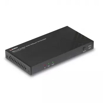 Lindy 100 m Cat.6 HDMI 4K60, garsas, IR ir RS-232 HDBaseT siųstuvas