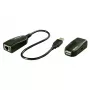 Lindy 50m USB 2.0 Cat.6 prailgintuvas, tinklo siųstuvas ir imtuvas, 50 m, 480 Mbit/s, Cat5, Cat5e, Cat6, LG-8311, juodas