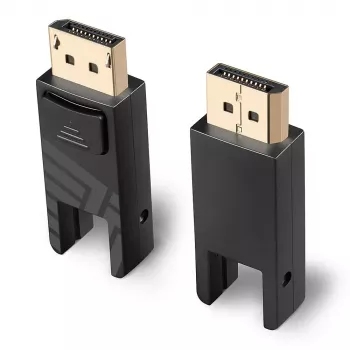 Lindy 10 m hibridinis šviesolaidinis Mini DisplayPort 1.4 laidas su nuimamais DP jungtimis
