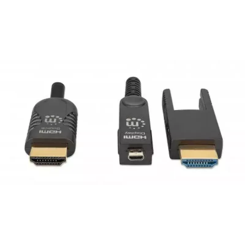 HDMI į Micro HDMI laidas Manhattan 30 m 4K@60Hz aktyvus paauksuotas