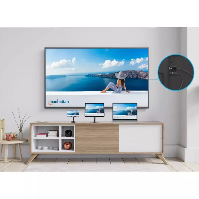 Belaidis HDMI siųstuvas-imtuvas Manhattan 208420 1920x1080 30m