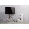 Grindinis trikojis stovas televizoriui Manhattan, 1 ekranas, 37-65 colių, VESA 200x200–600x400 mm, max 32 kg