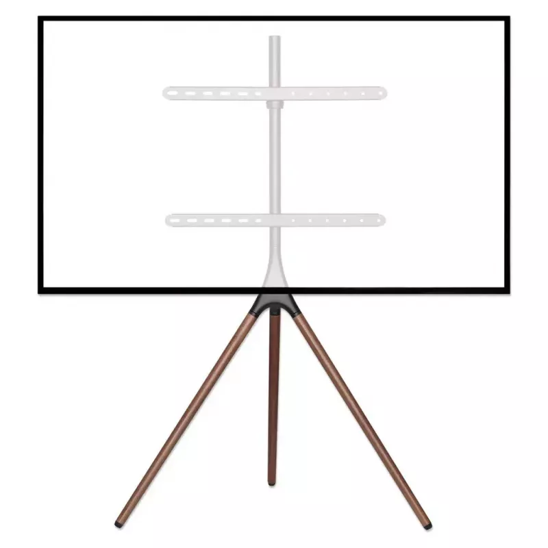 Grindinis trikojis stovas televizoriui Manhattan, 1 ekranas, 37-65 colių, VESA 200x200–600x400 mm, max 32 kg