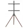 Grindinis trikojis stovas televizoriui Manhattan, 1 ekranas, 37-65 colių, VESA 200x200–600x400 mm, max 32 kg