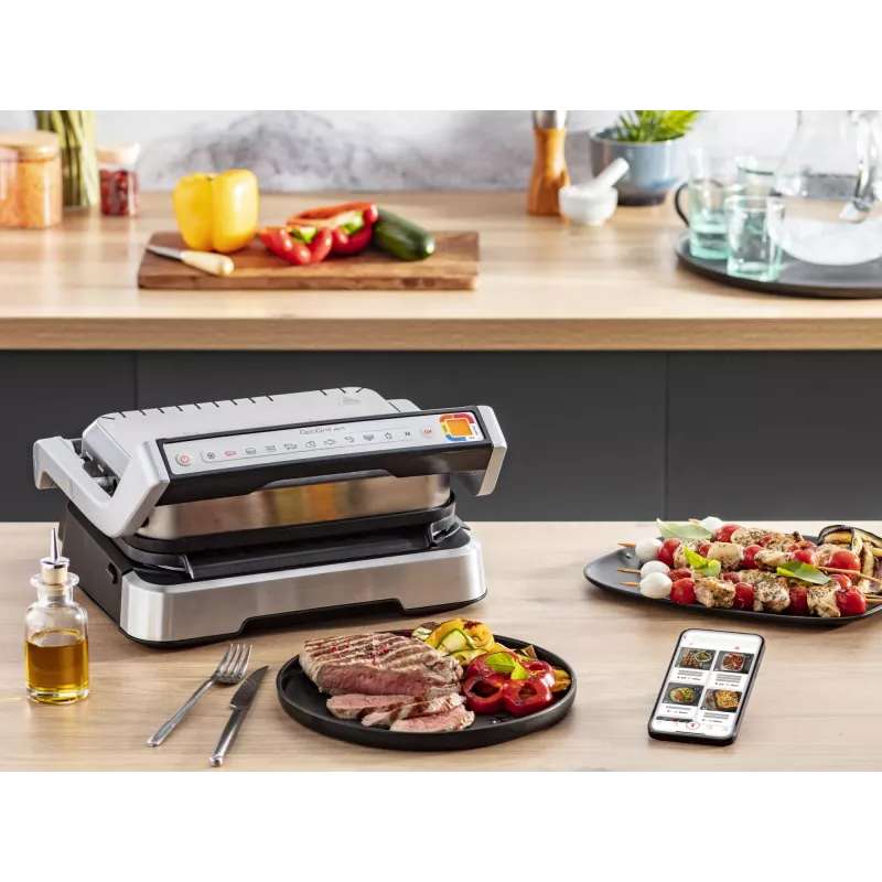 Kontaktinė grilio keptuvė Tefal OptiGrill 4in1 GC774D Nerūdijantis plienas 2100 W