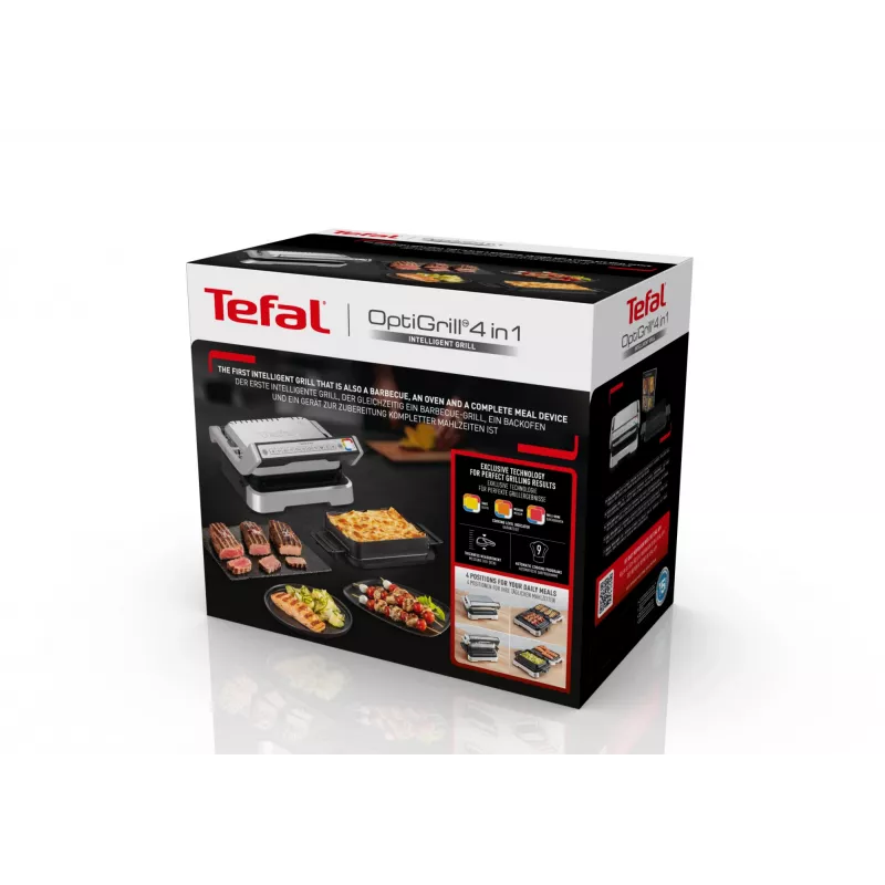 Kontaktinė grilio keptuvė Tefal OptiGrill 4in1 GC774D Nerūdijantis plienas 2100 W