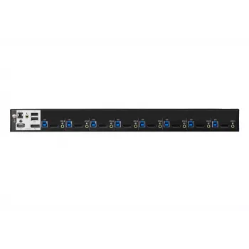ATEN CS19208 8 prievadų USB 3.0 4K DisplayPort KVM jungiklis, 4096 x 2160 pikselių, 4K Ultra HD, 18.44 W, juodas