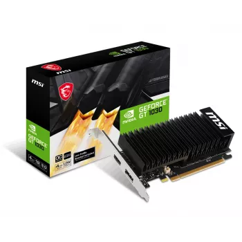 MSI vaizdo plokštė GeForce GT 1030 – 4 GB GDDR4, PCIe 3.0, 1430 MHz boost, 64 bit, aktyvus aušinimas