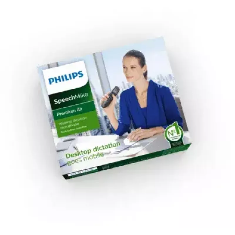 Philips 4000 serijos SMP4000 belaidis diktofoninis mikrofonas (juoda, pilka, metalinė, perlamutrinė)