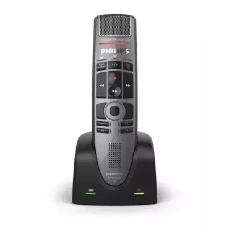 Philips 4000 serijos SMP4000 belaidis diktofoninis mikrofonas (juoda, pilka, metalinė, perlamutrinė)