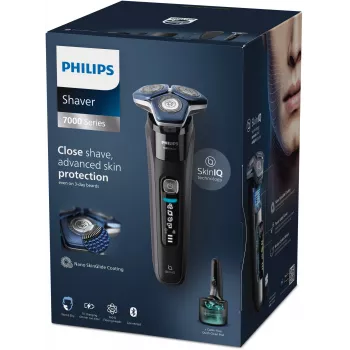 Elektrinis skustuvas Philips Series 7000 S7886/58 – 3 galvutės, šlapias ir sausas skutimas, ličio jonų baterija, 60 min veikimo