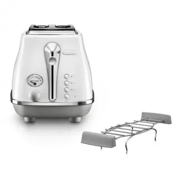 Skrudintuvas De'Longhi CTOC2103.W 2 griežinėliai 900 W Baltas nerūdijantis plienas
