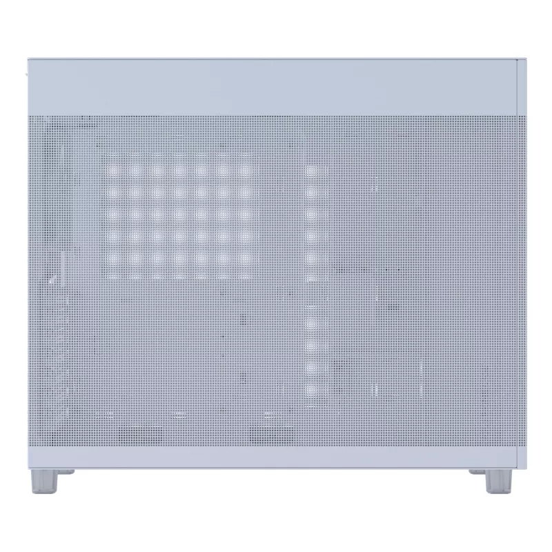 Korpusas ASUS PRIME AP303 TG White – ATX/Micro-ATX/Mini-ITX, grūdintas stiklas, USB-C, 360 mm GPU palaikymas