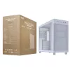 Korpusas ASUS PRIME AP303 TG White – ATX/Micro-ATX/Mini-ITX, grūdintas stiklas, USB-C, 360 mm GPU palaikymas