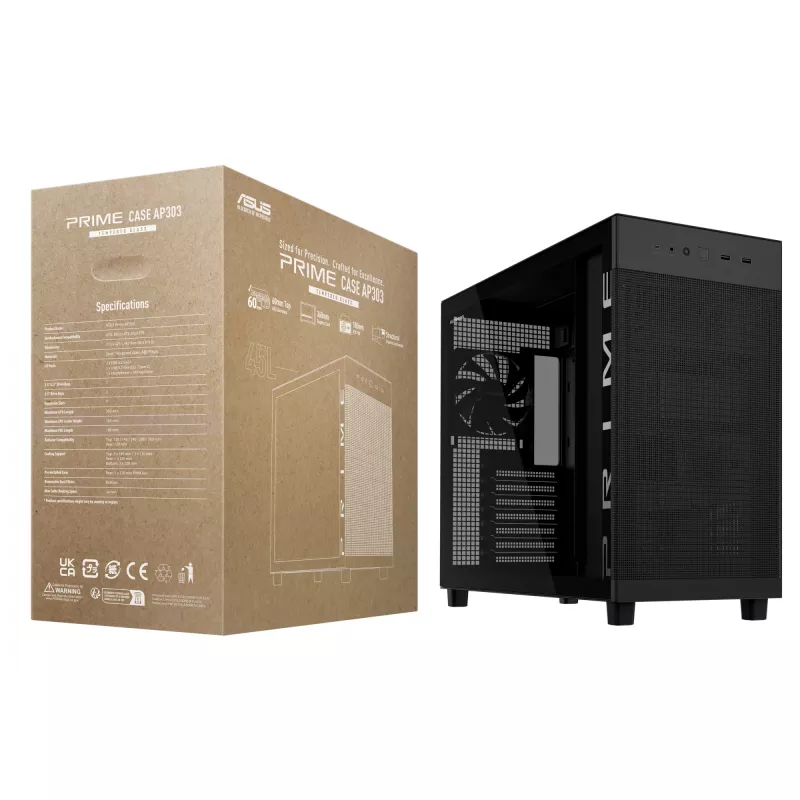 ASUS PRIME AP303 TG Black korpusas