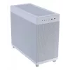 ASUS PRIME AP303 Mesh 90DC00V3-B39000 Midi Tower kompiuterio dėžė, ATX/Micro-ATX, tinklinis skydelis, 2x USB 3.2, be maitinimo bloko, balta