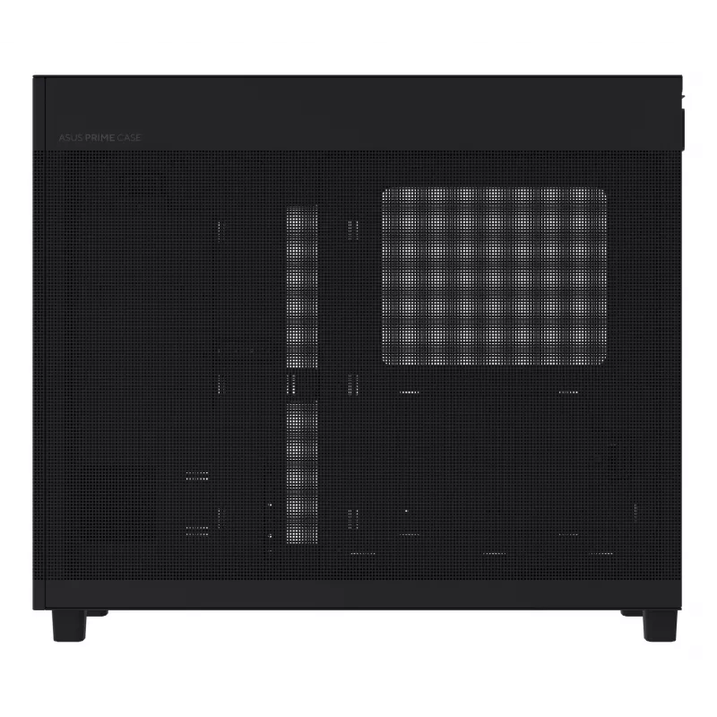 ASUS Prime AP303 Mesh Midi Tower korpusas — ATX, palaiko GPU 36 cm, CPU aušintuvą 165 mm, USB-A 2×, USB-C 1