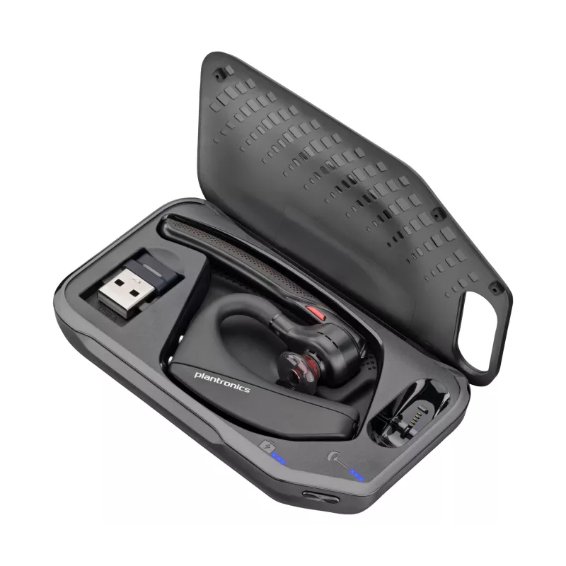 Ausinės Poly Voyager 5200 USB-A Bluetooth su BT700 adapteriu