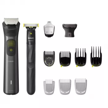 Philips plaukų kirpimo mašinėlė MG9540/15 — 0,2–20 mm, 120 min veikimo, šlapiam ir sausam kirpimui, su OneBlade