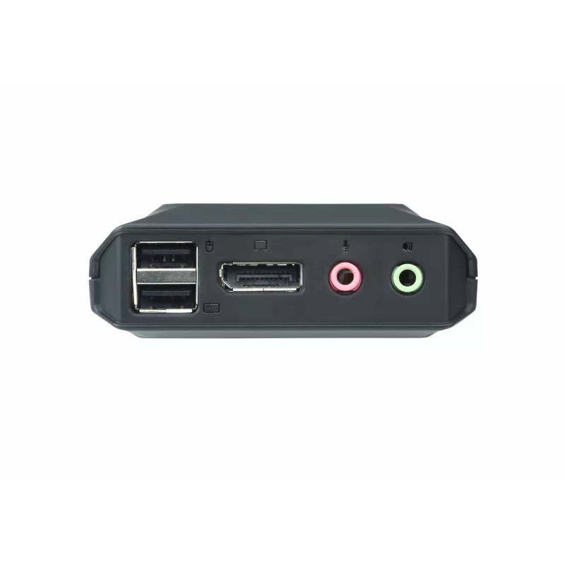 KVM jungiklis ATEN CS22DP-AT 2 prievadų USB DisplayPort, 4K@30Hz, USB-A konsolė, garsas, 1,2 m laidas