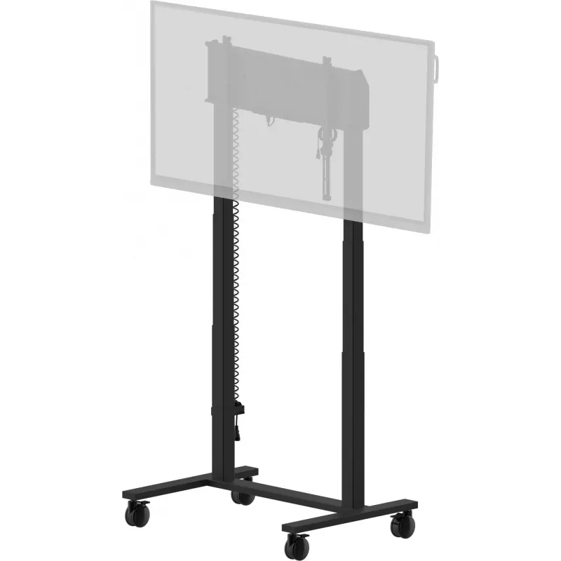 iiyama MD-CAR2031-B1 mobilus elektrinis stovas monitoriams iki 105 colių, juodas