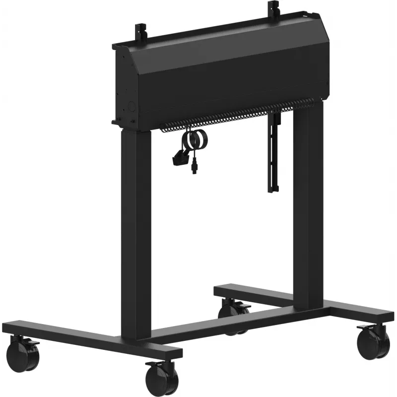 iiyama MD-CAR2031-B1 mobilus elektrinis stovas monitoriams iki 105 colių, juodas