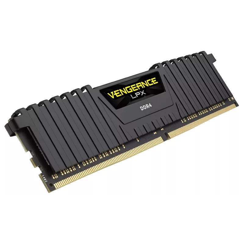 CORSAIR Vengeance LPX 64GB (4x16GB) DDR4 3200MHz C16 atminties rinkinys, juodas