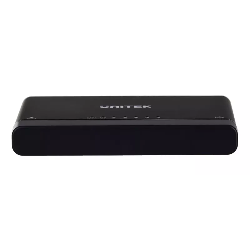 Unitek S1222A USB-C adapteris M.2 NVMe ir SATA 2,5/3,5 colio diskams su autonominiu klonavimu, 10 Gbps, juodas