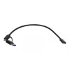 Unitek S1222A USB-C adapteris M.2 NVMe ir SATA 2,5/3,5 colio diskams su autonominiu klonavimu, 10 Gbps, juodas