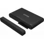 Unitek S1222A USB-C adapteris M.2 NVMe ir SATA 2,5/3,5 colio diskams su autonominiu klonavimu, 10 Gbps, juodas