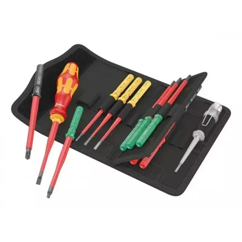 Atsuktuvų rinkinys Wera Kraftform Kompakt VDE 16 extra slim (05006608001)